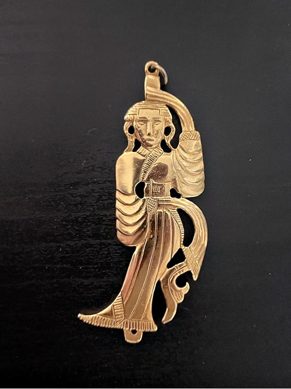 Vintage Alva Museum Replicas Chinese Chou Dynasty Dancer Pendant